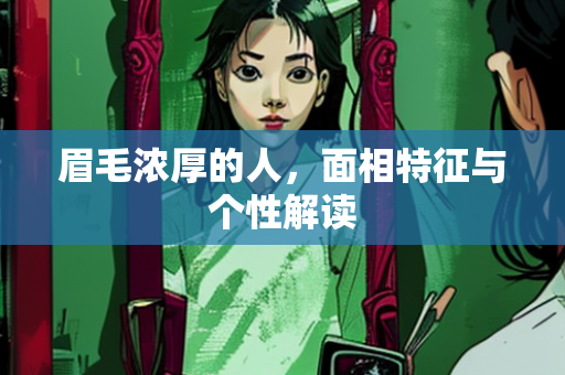 眉毛浓厚的人，面相特征与个性解读
