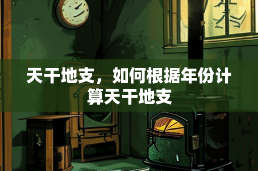 天干地支，如何根据年份计算天干地支